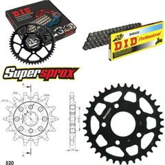 Chain Kit - Steel - for: HONDA NSR125 94-97 14-36-110 DID520 Clip