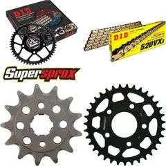 Chain Kit - Steel - for: HONDA NSR125 80km/h Version 3 98-98 13-35-110 DID520VX3(G&B) Clip