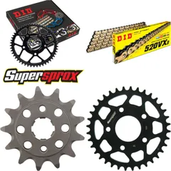Chain Kit - Steel - for: HONDA NSR125 80km/h Version 2 94-97 13-36-110 DID520VX3(G&B) rivet