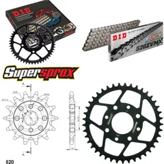 Chain Kit - Steel - for: HONDA VT125 C Shadow 99-08 14-41-112 DID520ZVM-X endless
