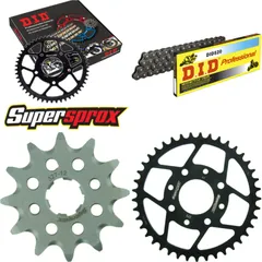 Kettensatz Stahl für: HONDA VT125 C Shadow 80km/h BOE 99-08 12-41-110 DID520 Clip