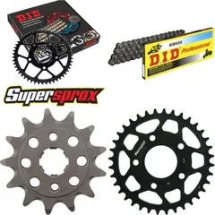 Chain Kit - Steel - for: HONDA NSR125 89-93 13-36-108 DID520 Clip