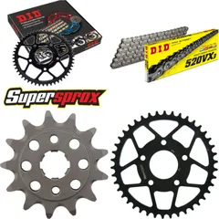Chain Kit - Steel - for: HONDA NSR125 80km/h Version 5 Stau 13-42-116 DID520VX3 Clip