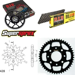 Kettensatz Stahl für: HONDA XL125 S 79-84 14-47-118 DID428D Clip