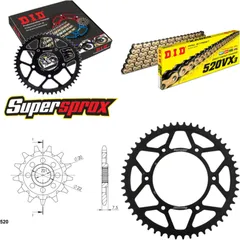 Chain Kit - Steel - for: HONDA CR125 R 04-07 13-52-116 DID520VX3(G&B) endless