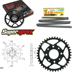 Chain Kit - Steel - for: HONDA MTX125 R 86-87 13-40-106 DID520NZ Clip