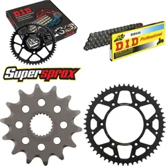 Kettensatz Stahl für: HONDA CRF250 X 04-06 14-53-120 DID520 Clip