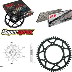Chain Kit - Steel - for: HONDA CRF250 R 10-13 13-49-116 DID520ZVM-X rivet