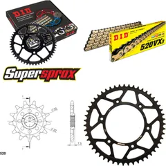 Chain Kit - Steel - for: HONDA CRF250 R 04-09 13-51-114 DID520VX3(G&B) rivet