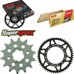 Kettensatz Stahl für: HONDA XL250 S 79-81 14-53-102 DID520ERT2(G&G) Clip