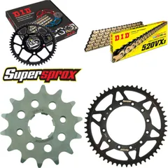 Kettensatz Stahl für: HONDA XL250 S 79-81 14-53-102 DID520VX3(G&B) Niet