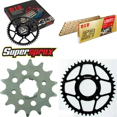 Kettensatz Stahl für: HONDA CB250 RSA [4 x Ø10.5mm] 80-84 14-44-098 DID520ERT2(G&G) Clip
