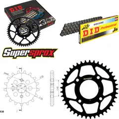 Chain Kit - Steel - for: HONDA CB250 NA 75-80/CB250 T 75-80 15-41-102 DID530NZ Clip