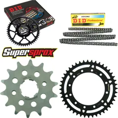 Kettensatz Stahl für: HONDA XLR250 82-83 14-44-100 DID520NZ Clip