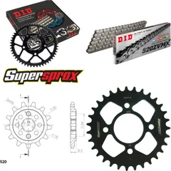 Chain Kit - Steel - for: HONDA CMX250/CB250 R Rebel 96-99 14-31-108 DID520ZVM-X rivet