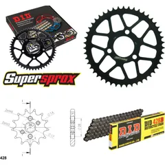 Kettensatz Stahl für: HONDA CRF125 F 17- 13-49-118 DID428D Clip