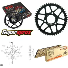 Kettensatz Stahl für: HONDA CRF125 F 17- 13-49-118 DID428NZ(G&B) Clip