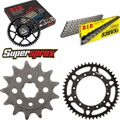 Chain Kit - Steel - for: HONDA XR250 R 88-89 13-48-108 DID520VX3 rivet