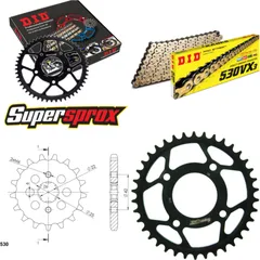 Chain Kit - Steel - for: HONDA CB350 F 73-76/CB400 F 74-79 17-38-096 DID530VX3(G&B) endless
