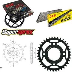 Chain Kit - Steel - for: HONDA CB400 N 78-80 16-36-100 DID530VX3 rivet