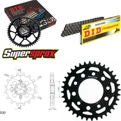 Chain Kit - Steel - for: HONDA CB450 N 84-86 16-36-100 DID530NZ Clip