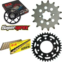 Chain Kit - Steel - for: HONDA XBR500 44PS 85-86 15-36-106 DID525VX3(G&B) endless