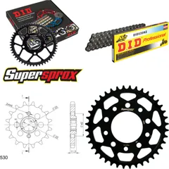 Chain Kit - Steel - for: HONDA FT500 C 82-83 15-40-100 DID530NZ Clip