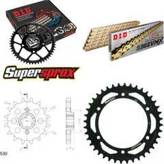 Chain Kit - Steel - for: HONDA NS400 R 85-87/VFR400 86-86 16-40-108 DID530ZVM-X(G&G) rivet