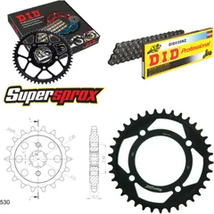 Chain Kit - Steel - for: HONDA CB550 F 75-78 17-37-100 DID530NZ Clip