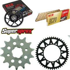 Kettensatz Stahl für: HONDA XR600 R 88-90 14-50-112 DID520ERT2(G&G) Clip