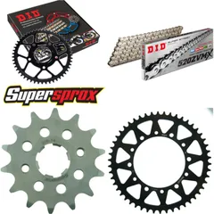 Kettensatz Stahl für: HONDA XR600 R 88-90 14-50-112 DID520ZVM-X(S&S) Niet