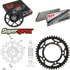 Chain Kit - Steel - for: HONDA CBR600 F 91-96 15-43-108 DID530ZVM-X rivet