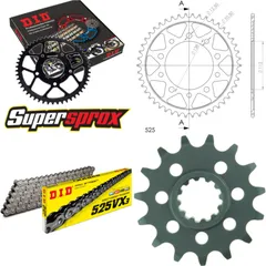 Chain Kit - Steel - for: HONDA CBR600 F 97-98 15-43-108 DID525VX3 rivet