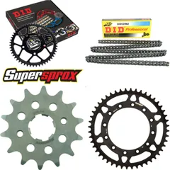 Kettensatz Stahl für: HONDA XR500 R 81-86/XR600 R 85-87 14-48-110 DID520NZ Clip