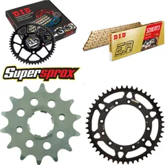 Kettensatz Stahl für: HONDA XR500 R 81-86/XR600 R 85-87 14-48-110 DID520ERT2(G&G) Clip