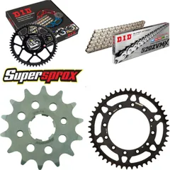 Chain Kit - Steel - for: HONDA XR500 R 81-86/XR600 R 85-87 14-48-110 DID520ZVM-X(S&S) rivet