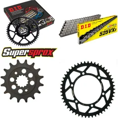 Kettensatz Stahl für: HONDA XRV650 Africa Twin 88-89 16-49-124 DID525VX3 Niet