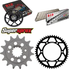 Chain Kit - Steel - for: HONDA Transalp 650 00-07 15-48-118 DID525ZVM-X(S&S) rivet