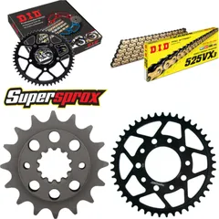 Kettensatz Stahl für: HONDA XRV750 Africa Twin 93-03 16-45-124 DID525VX3(G&B) Niet