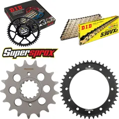Chain Kit - Steel - for: HONDA VFR800 Fi 98-01 17-43-108 DID530VX3(G&B) endless