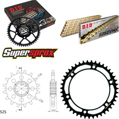 Chain Kit - Steel - for: HONDA VFR800F ABS 14-/VFR800 X Crossr 16-43-110 DID525ZVM-X(G&G) endless