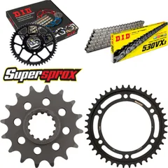 Chain Kit - Steel - for: HONDA CBR1000 R Fireblade 08-14/CBR10 16-42-116 DID530VX3 rivet