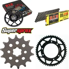 Chain Kit - Steel - for: DERBI Senda SM DRD 50 02-05 14-53-130 DID420D Clip