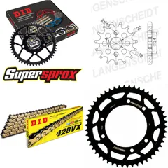 Chain Kit - Steel - for: DERBI Senda 125 Cross City 07-14 15-50-134 DID428VX(G&B) Clip