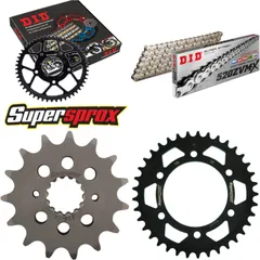 Kettensatz Stahl für: DUCATI 750 SS 91-98/888 Strada 93-94/ 15-37-096 DID520ZVM-X(S&S) Endlos