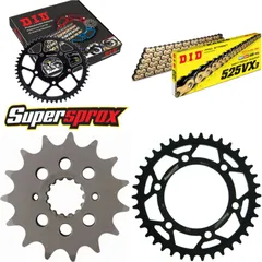 Kettensatz Stahl für: DUCATI Sport Touring ST4s /ABS 01-05 15-38-102 DID525VX3(G&B) Niet