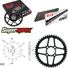 Chain Kit - Steel - for: YAMAHA DT50 M [FR] 80-84 12-45-106 DID420V Clip