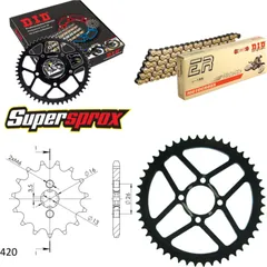 Chain Kit - Steel - for: YAMAHA RD50 M 79-80 11-48-106 DID420NZ3(G&B) Clip