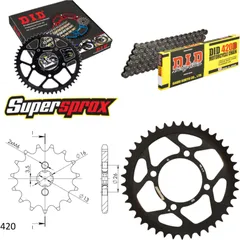 Chain Kit - Steel - for: YAMAHA RD80MX 81-83 15-41-110 DID420D Clip