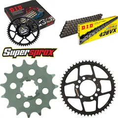 Chain Kit - Steel - for: YAMAHA DT80 LC2 85-94 15-51-126 DID428VX rivet